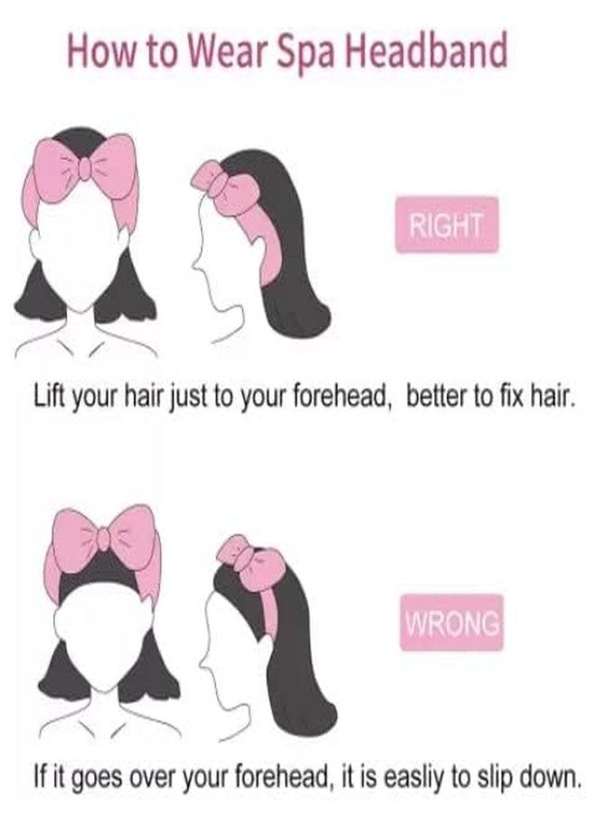 Hidak Spa Headband and Wrist Band Microfiber Skincare Makeup Headband and Wristband Set for Washing Face Facial Wristbands Wrist Wash Flannel Sweat Wrist Band. - Image 5