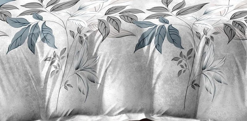 Laying Style™ Glace Cotton AC Comforter Set Double Bed King Size with Flat Double Bedsheet & 2 Pillow Covers, 4 Pieces Bedding Set | AC Quilt | AC Dohar (90 x 100 inch,) Multi - Image 3