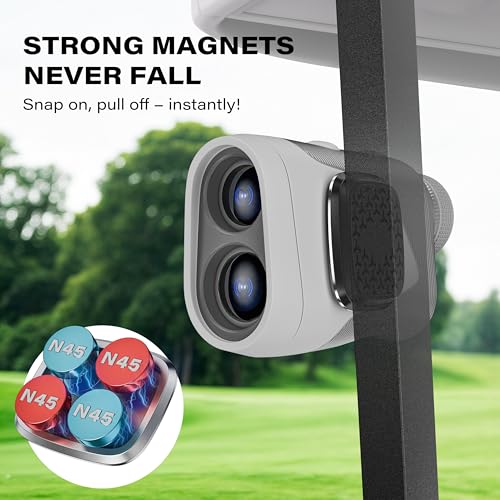 A2C Magnet for Range Finder Golf Rangefinder Magnetic Holder Mount with 3M Adhesive, Golf Cart Accessories - Black - Image 3