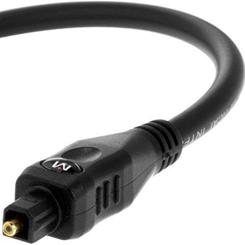 Mediabridge Toslink Cable (10 Feet) - Optical Digital Audio Cable - Image 1