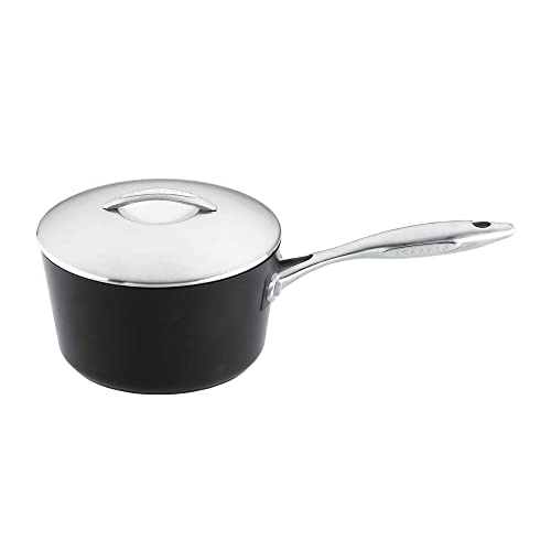 Scanpan Professional 3 1/4 qt Nonstick Saucepan with Lid - Compatible with All Cooktops, Induction Ready, Metal Utensil Safe, Oven Safe to 500°F, Dishwasher Safe - Image 1