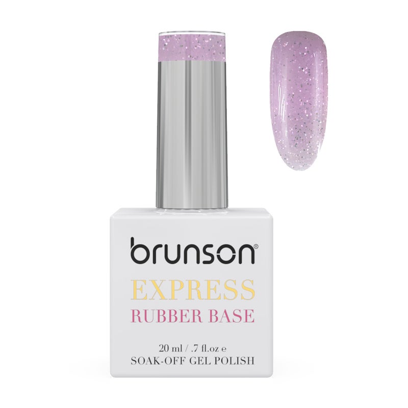 brunson جل قاعدة مطاطية خالية من TPO 20 مل طلاء قاعدة نقع لتعزيز قوة الأظافر طلاء جل طويل الأمد لامع خالي من الشقوق للأظافر الهشة قاعدة مطاطية UV مانكير روسي مانكير صالون غير مصفر - Image 1