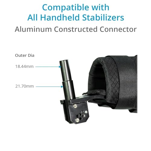 FLYCAM Arm Brace Support for Video Camera Handheld Stabilizers. Fits Most FLYCAM & 3rd-Party Stabilizers. 0.72 and 0.85" Post Diameters(FLCM-AB) - Image 2