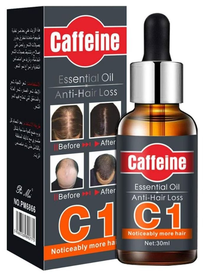 باي ماي زيت الكافيين المضاد لتساقط الشعر للعناية بالشعر 30 مل - Image 1