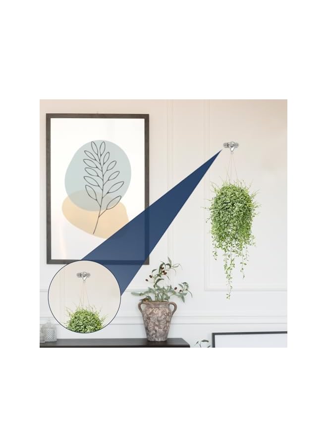 promass 4 Pack Heavy Duty Stainless Steel Pad Eye Plate U Hooks Wall Mount Marine Hardware Hooks Ceiling Hooks with Screws - Image 5