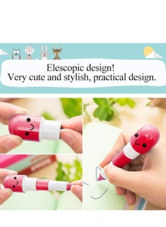 Y&D Mini Retractable Ballpoint Pens with  Emoticon Cartoon Face, for Kindergarten School Gifts (Random Color)  - Image 3