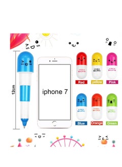 Y&D Mini Retractable Ballpoint Pens with  Emoticon Cartoon Face, for Kindergarten School Gifts (Random Color)  - Image 4