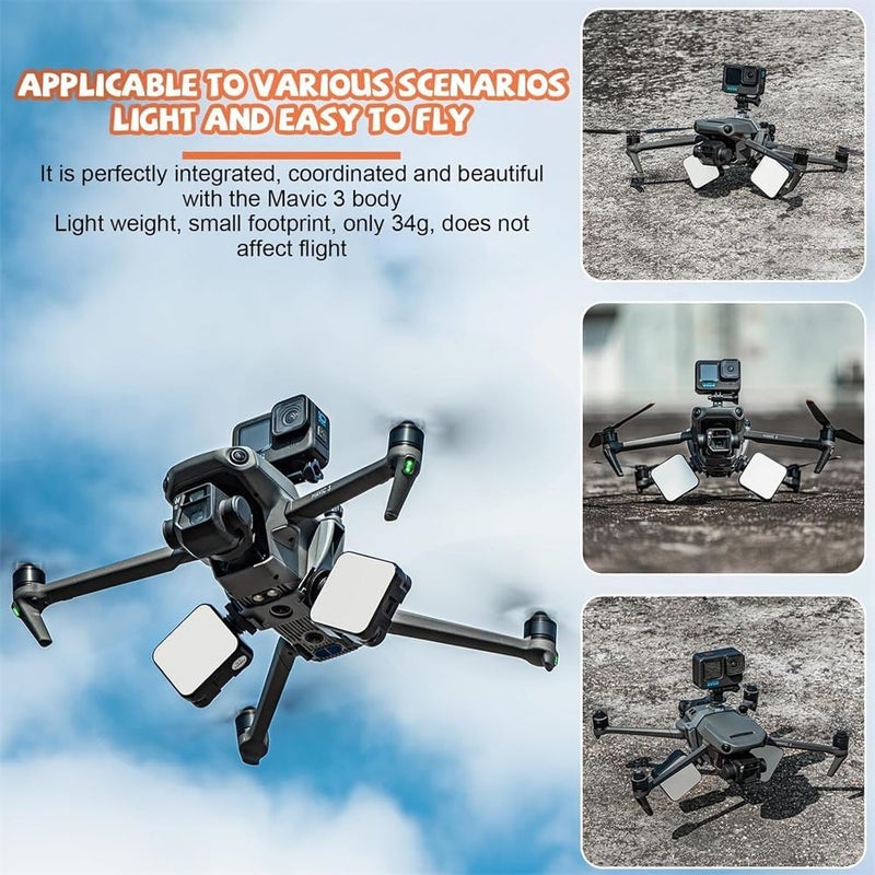 Camera Mount Fixed Holder, Extension Bracket Adapter for DJI Mavic 3 Series and for Insta360 X4/X3, ONE X2, Osmo Pocket 3, Osmo Action 4 Accessories - Image 5