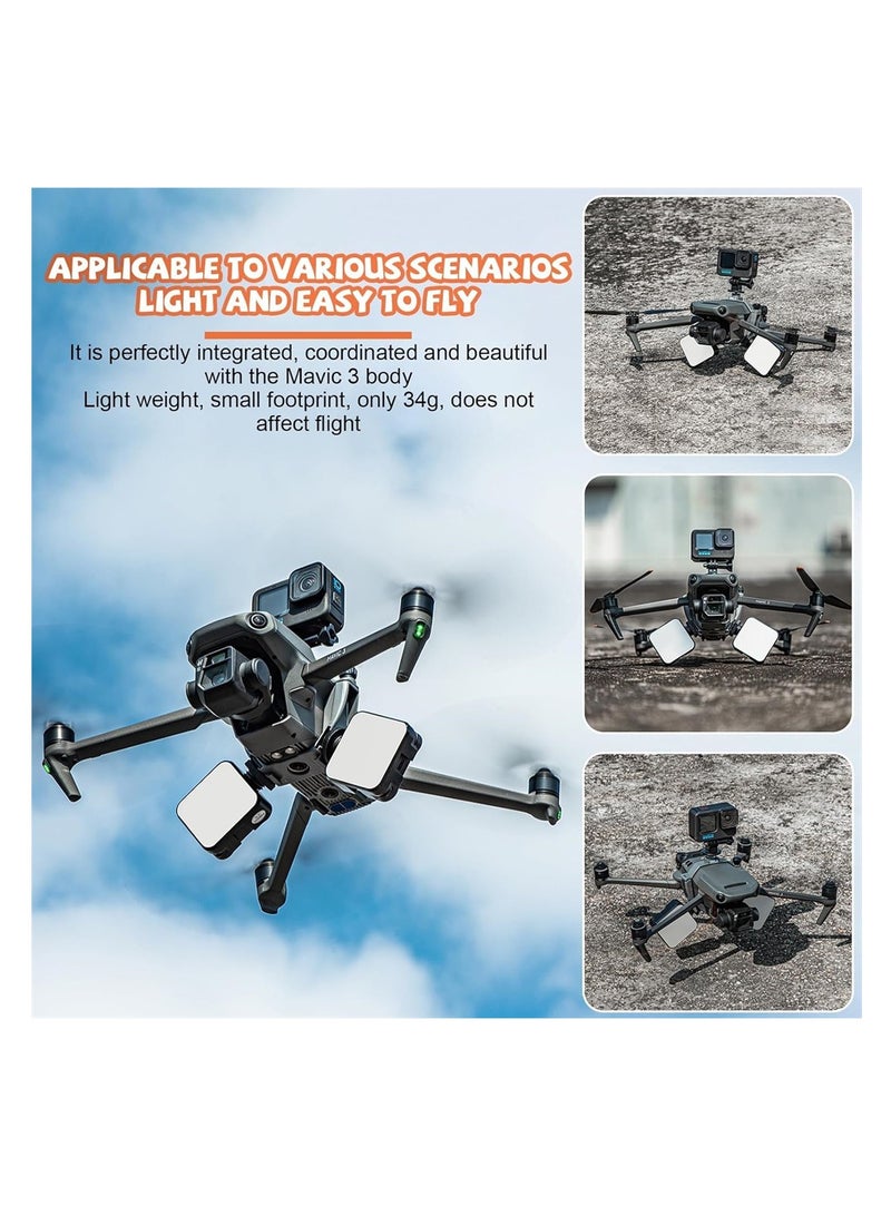 SYOSI Camera Mount Fixed Holder, Extension Bracket Adapter for DJI Mavic 3 Series and for Insta360 X4/X3, ONE X2, Osmo Pocket 3, Osmo Action 4 Accessories  - Image 5