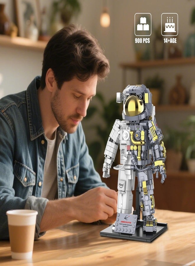 Brihappen Building Block Sets, Space Astronaut Building Set 1008 Pcs for Adult Teenager Aged 14+, Spaceman Model Building Kit Toys for Gift, Home or Office Decor - Image 5