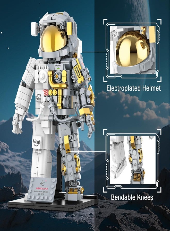 Brihappen Building Block Sets, Space Astronaut Building Set 1008 Pcs for Adult Teenager Aged 14+, Spaceman Model Building Kit Toys for Gift, Home or Office Decor - Image 3