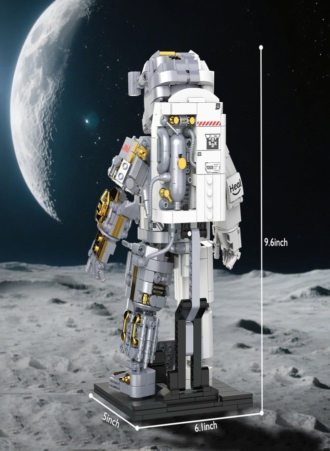 Brihappen Building Block Sets, Space Astronaut Building Set 1008 Pcs for Adult Teenager Aged 14+, Spaceman Model Building Kit Toys for Gift, Home or Office Decor - Image 2