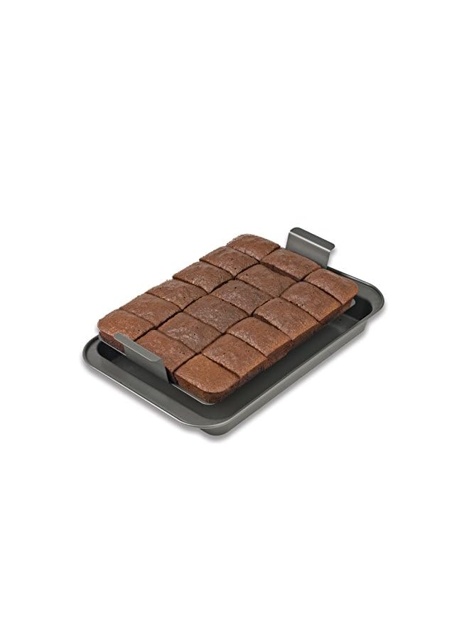 Metallic Ns Three Piece Brownie Pan Set - 23X33X4cm, Sleeved