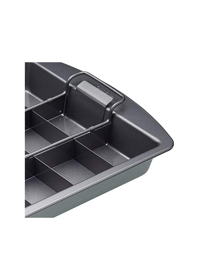 Metallic Ns Three Piece Brownie Pan Set - 23X33X4cm, Sleeved