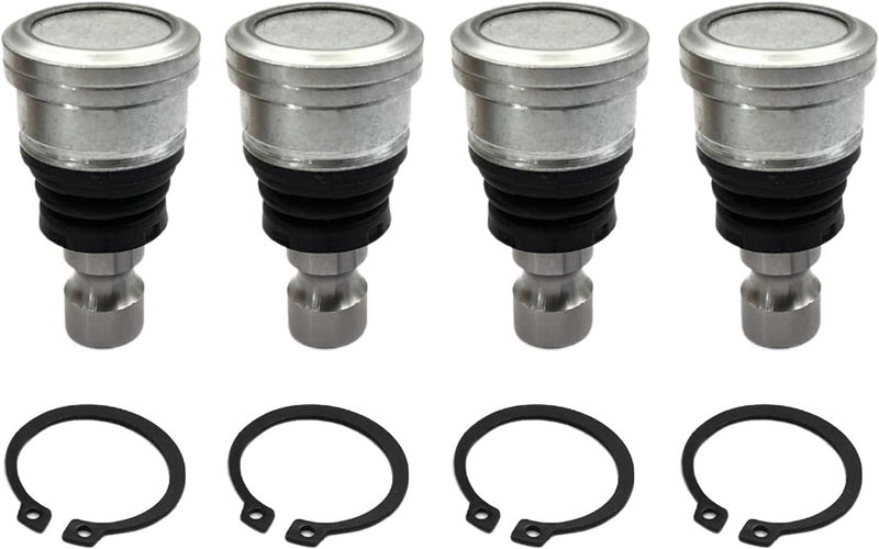DEVMO Upper and Lower Front Ball Joint Set - 4 Pcs for Po-laris RZR 570 800 900, Ranger, Sportsman, Scrambler