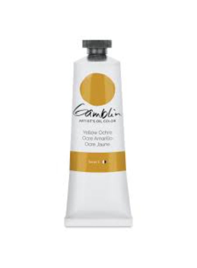 جيمبلين Artist Oil Color Yellow Ochre - 37ML - Image 1