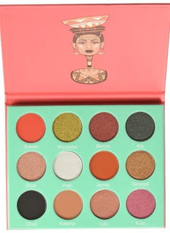 Juvia's Place Reds, Black, White, Golds, Peach, Nude Eyeshadow Palette - Professional Eye Makeup, Pigmented Eyeshadow Palette, Makeup Palette for Eye Color & Shine, Pressed Eyeshadow Cosmetics, Shades  - Image 2