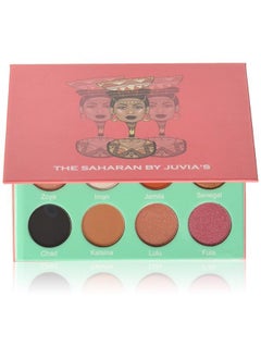Juvia's Place Reds, Black, White, Golds, Peach, Nude Eyeshadow Palette - Professional Eye Makeup, Pigmented Eyeshadow Palette, Makeup Palette for Eye Color & Shine, Pressed Eyeshadow Cosmetics, Shades  - Image 1