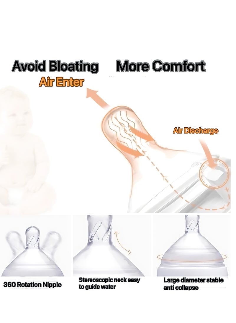 Born Free Baby Feeding Bottle Glass Born Free 260ML Single Bottle - Image 2