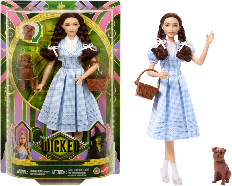 WICKED â€‹Mattel Universal Picturesâ€™ Wicked: for Good Dorothy Gale Fashion Doll with Removable Outfit & 3 Accessories, Inspired by The Movie - Image 1