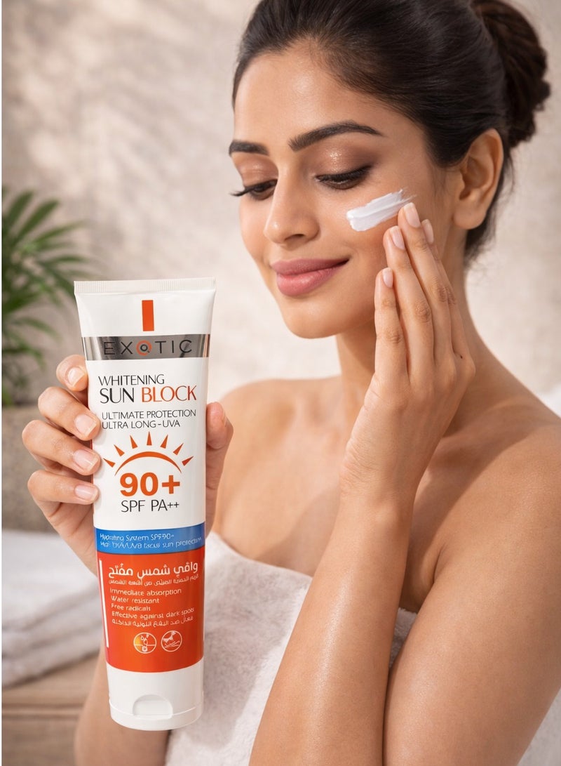 إكزوتك ايكزوتيك كريم واقي شمس SPF90 ومبيض 100 مل - Image 1