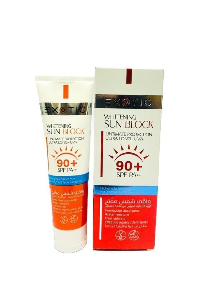 إكزوتك ايكزوتيك كريم واقي شمس SPF90 ومبيض 100 مل - Image 3