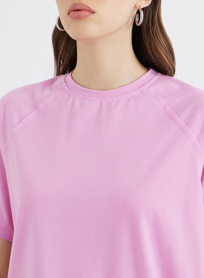 تايك تو تي شيرت راجلان فضفاض بأكمام قصيرة قطعتين - Image 4