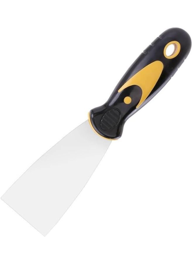Deli Stainless Steel Putty Knife, 4-Inch – Flexible Scraper for Wall & Paint - Image 1