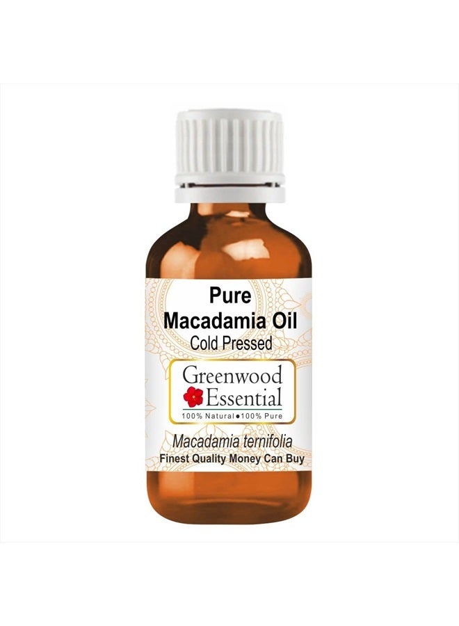 Greenwood Essential Pure Macadamia Oil (Macadamia ternifolia) Cold Pressed 15ml (0.50 oz) - Image 1
