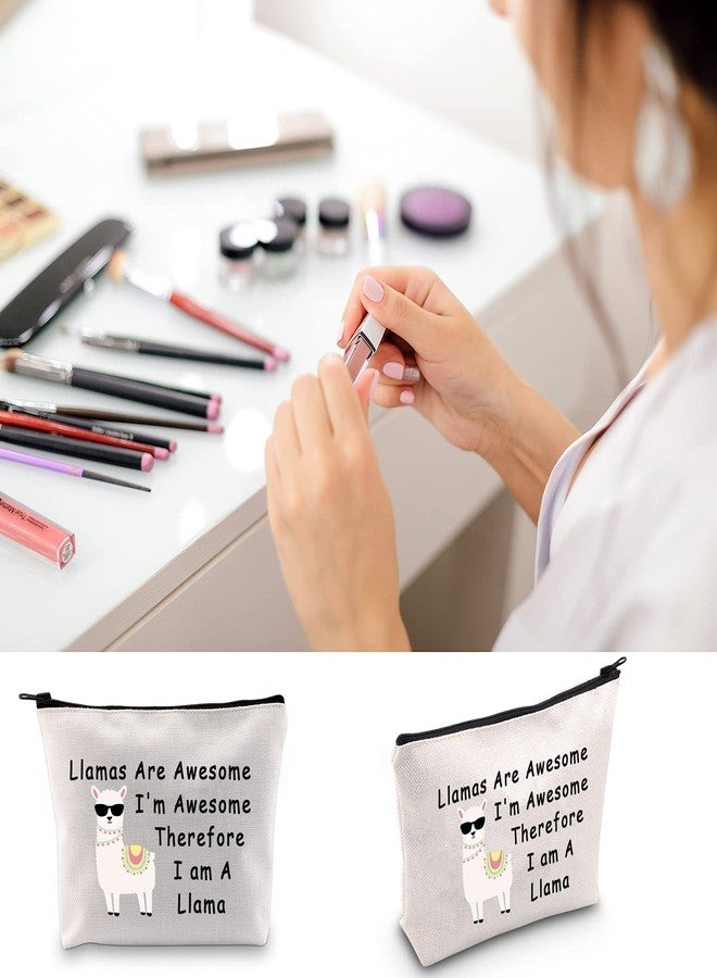 BLUPARK Funny Llama Gift - Llama Lover Makeup Bag - Image 3
