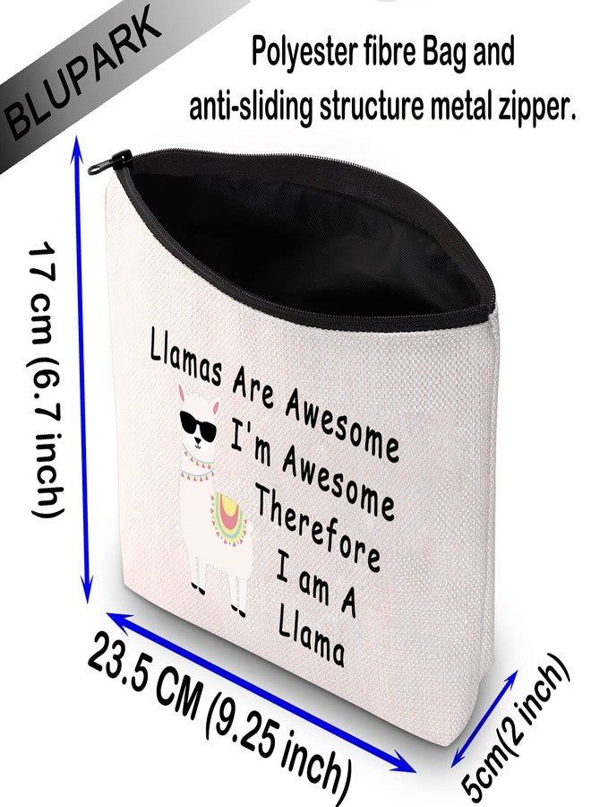 BLUPARK Funny Llama Gift - Llama Lover Makeup Bag - Image 2