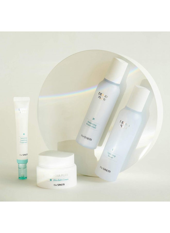 the SAEM Derma Plan Ultra Balm Cream 60ml / 2.02oz - Ceramide and Shea Butter Intensive Hydrating and Soothing Facial Cream, Vegan and Hypoallergenic Skin Care