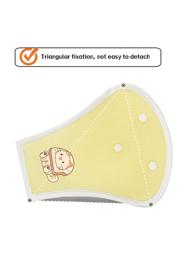 Girl Cake Sweet Round Baby Car Seat Belt Shoulder Pad Neck Protection Belly Support Adjustable Soft Fabric - Image 3