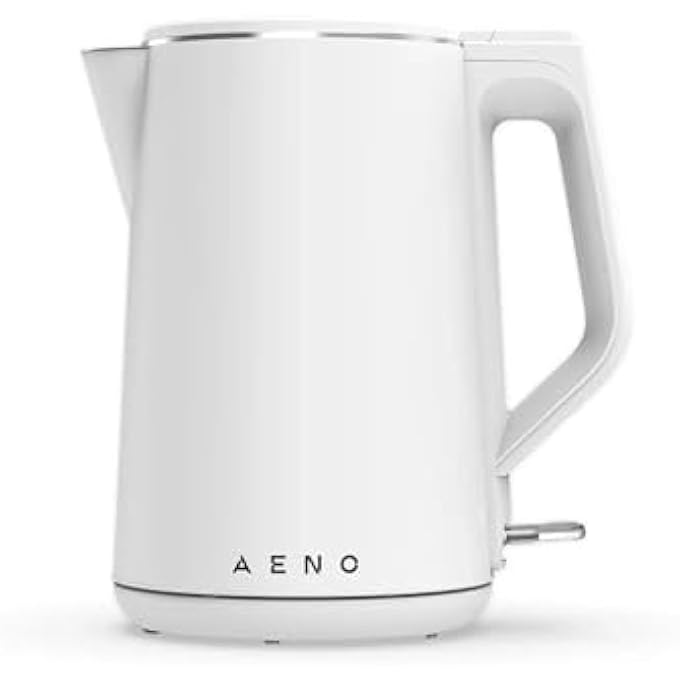 AENO غلاية كهربائية Ek2Uk 15 لتر جدار مزدوج SS304 1850 2200 واط وحدة تحكم Strix حماية من الغليان الجاف قاعدة سريعة الغليان 360 مؤشر LED أبيض صامت - Image 1