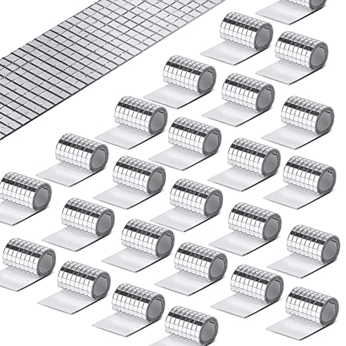 PP OPOUNT 12272 PCS Self-Adhesive Mosaic Tiles, Small Mirror Mosaics Tiles for DIY Crafts, Disco Balls, Indoor Decoration(5 x 5 mm) - Image 1