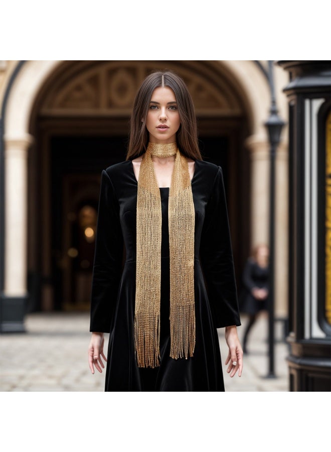 2 قطعة من وشاح لامع خفيف الوزن للنساء مناسبة للحفلات المسائية - Image 2