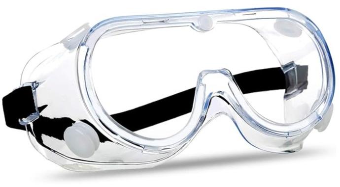 Anti-Fog Protective Safety Goggles Clear Lens Wide-Vision Adjustable Chemical Splash Eye Protection Soft Lightweight Eyewear - Image 1