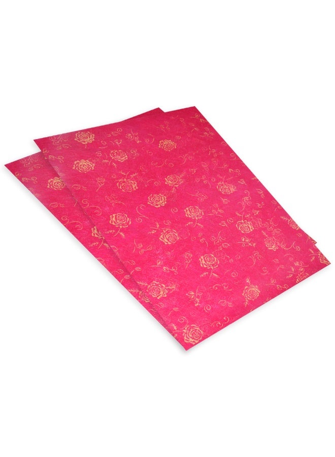 FIS 20-Piece Gift Wrapping Paper 35gsm 50X70cm, Hot Pink - FSGF08