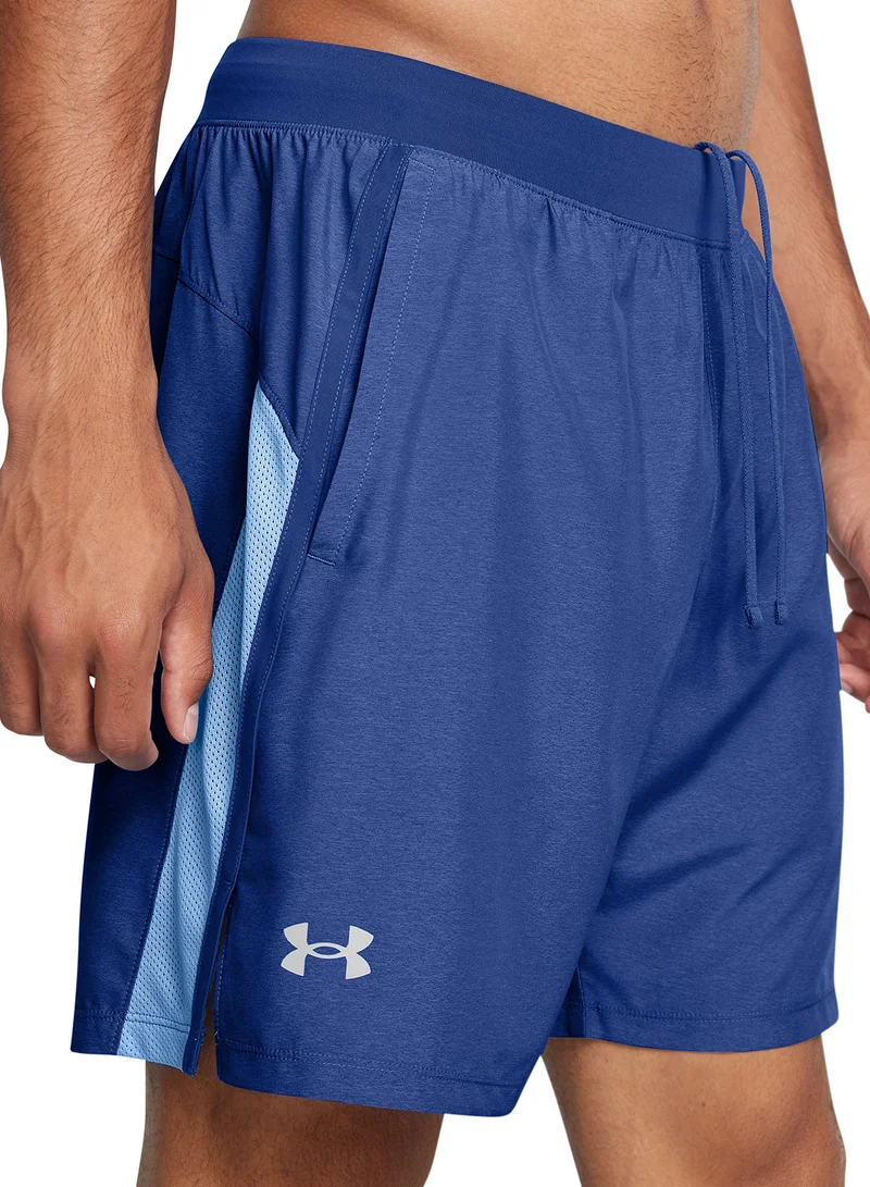 UNDER ARMOUR Launch 7'' Heather Shorts
