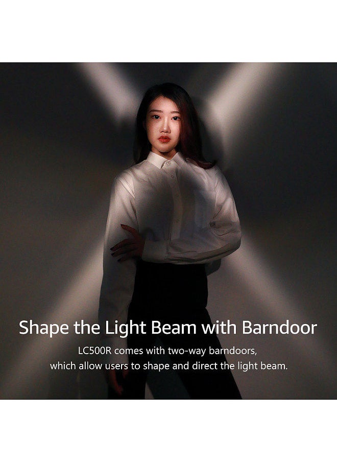 Godox - Godox LC500R RGB LED Video Light Stick 2500K-8500K CCT Mode 360° Full Color 14 FX Lighting Effects CRI 96 TLCI 98 Accurate Color 0-100% Dimmable Music Mode Max. Power 23W with Barndoor - Image 1