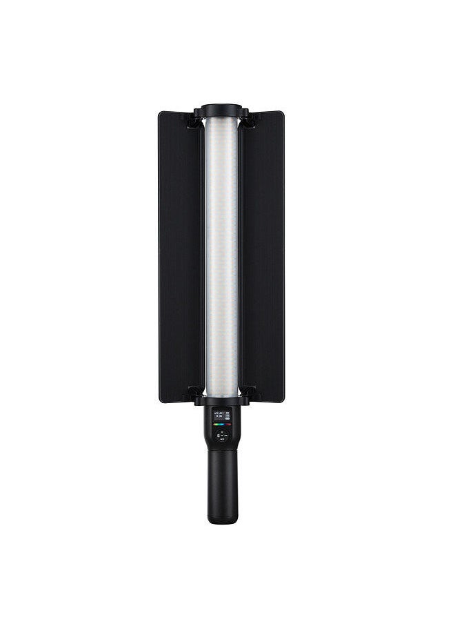 Godox - Godox LC500R RGB LED Video Light Stick 2500K-8500K CCT Mode 360° Full Color 14 FX Lighting Effects CRI 96 TLCI 98 Accurate Color 0-100% Dimmable Music Mode Max. Power 23W with Barndoor - Image 1