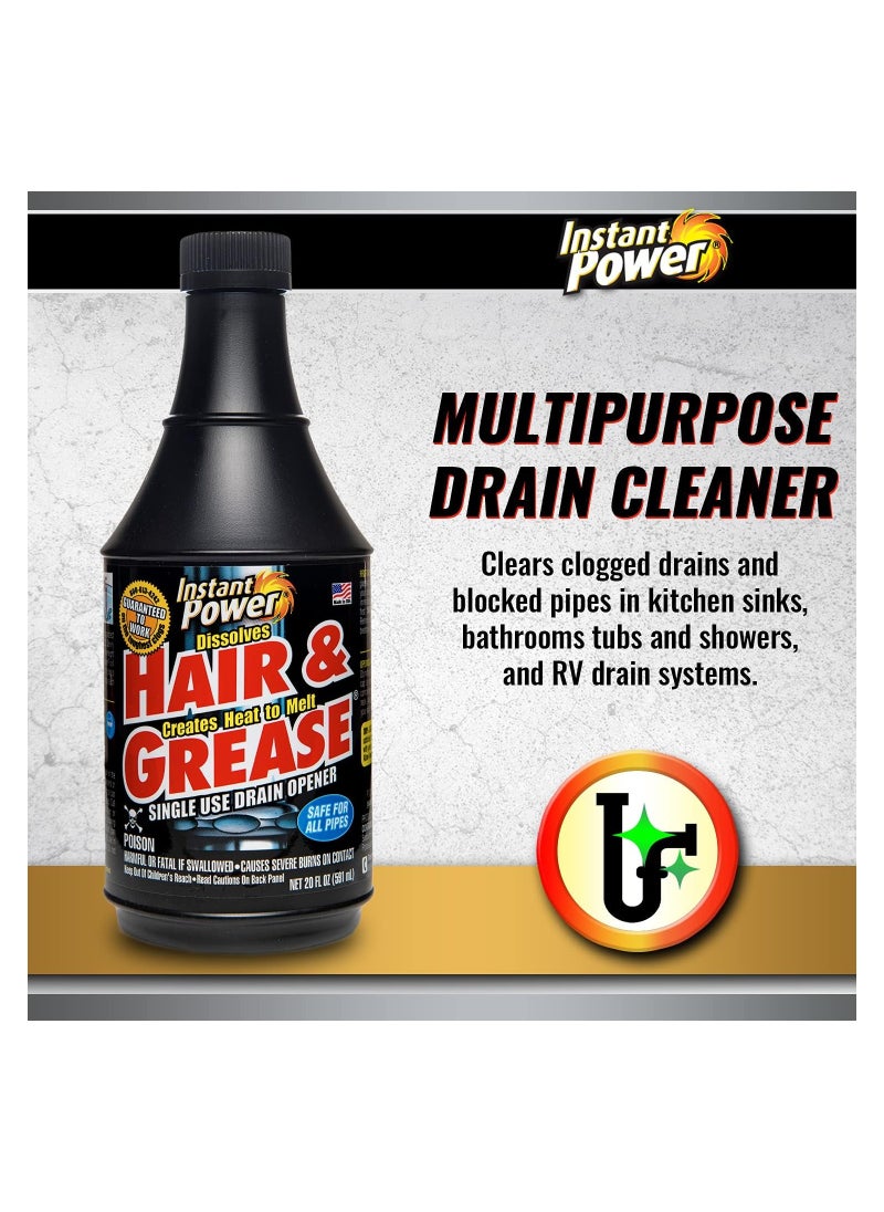 Instant Power - Hair & Grease Drain Opener 591 ML - Image 1