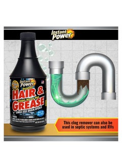 Instant Power Hair & Grease Drain Opener 591 ML  - Image 5