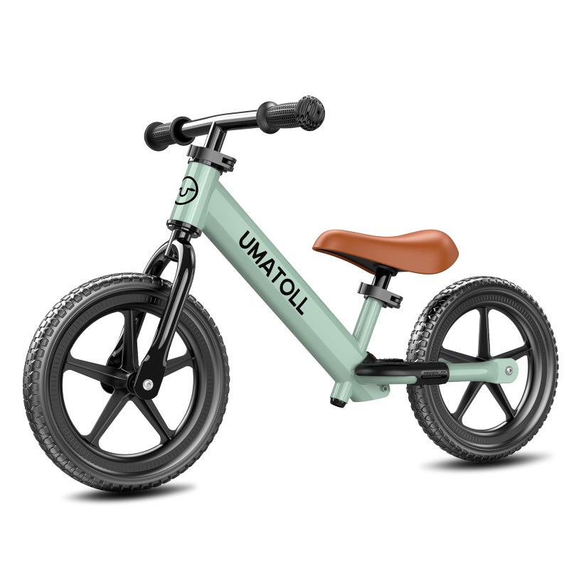 Umatoll Toddler Balance Bike for 2-5 Year Old, Adjustable Kids Toy Bicycle, Gift for Ages 2-3 Girls Boys (Green) - Image 1