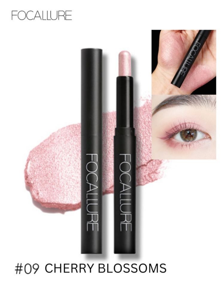 FOCALLURE Shimmer Cream Eyeshadow Stick #9 Cherry Blossoms - Image 1