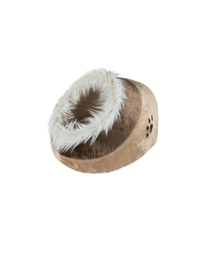 Trixie Minou Cuddly Cave For Cats Pink - Image 3