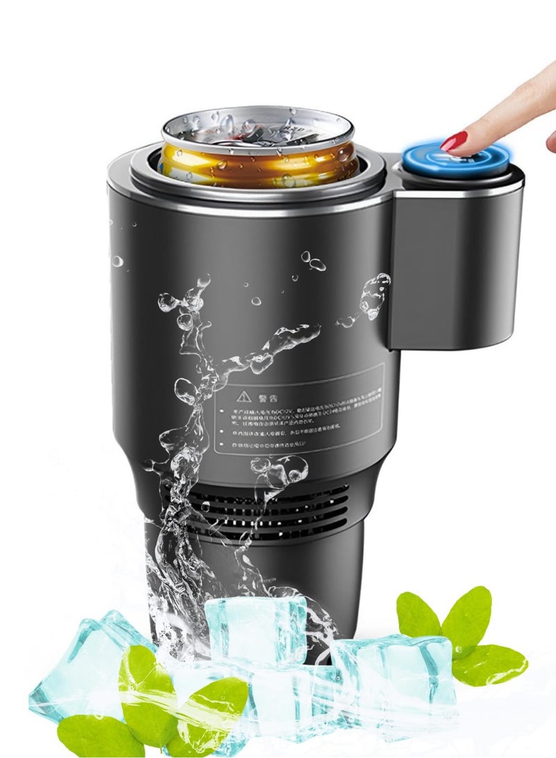 2 in 1 Smart Car Heating and Cooling Cup - LED Display Touch Control, Keeps Drinks Cold and Warm - Image 1