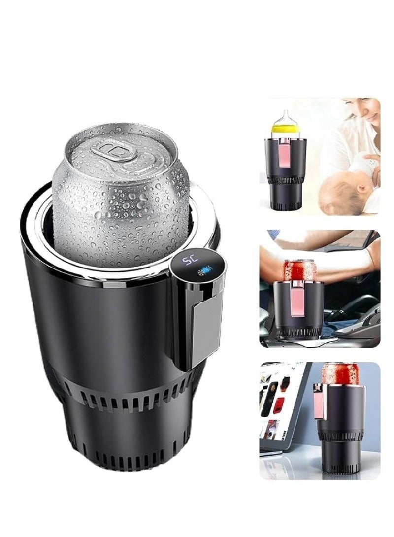 2 in 1 Smart Car Heating and Cooling Cup - LED Display Touch Control, Keeps Drinks Cold and Warm - Image 2