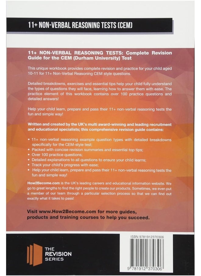 11+ Non-Verbal Reasoning Tests: Complete Revision & Practice for the CEM (Durham University) Test  - Image 2