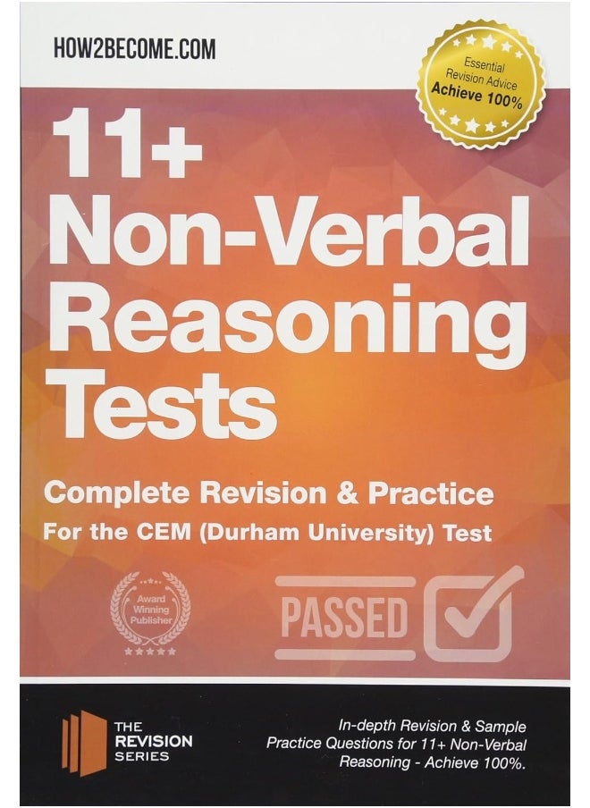 11+ Non-Verbal Reasoning Tests: Complete Revision & Practice for the CEM (Durham University) Test  - Image 1